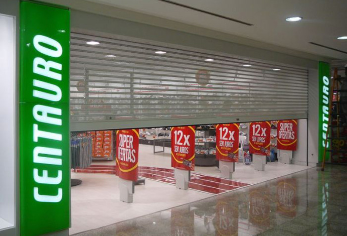 Portas de Aço - Centauro - Shopping Muller Curitiba